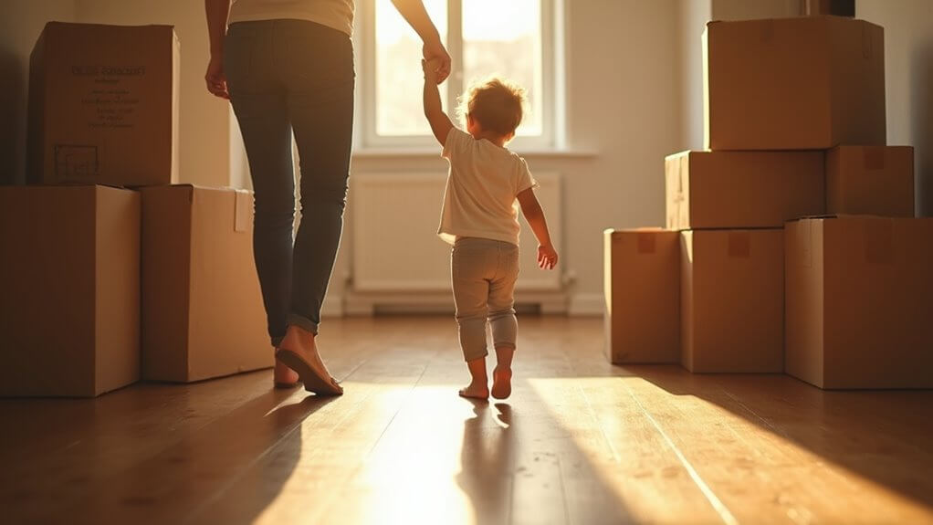 Supporting children through transitions by walking together