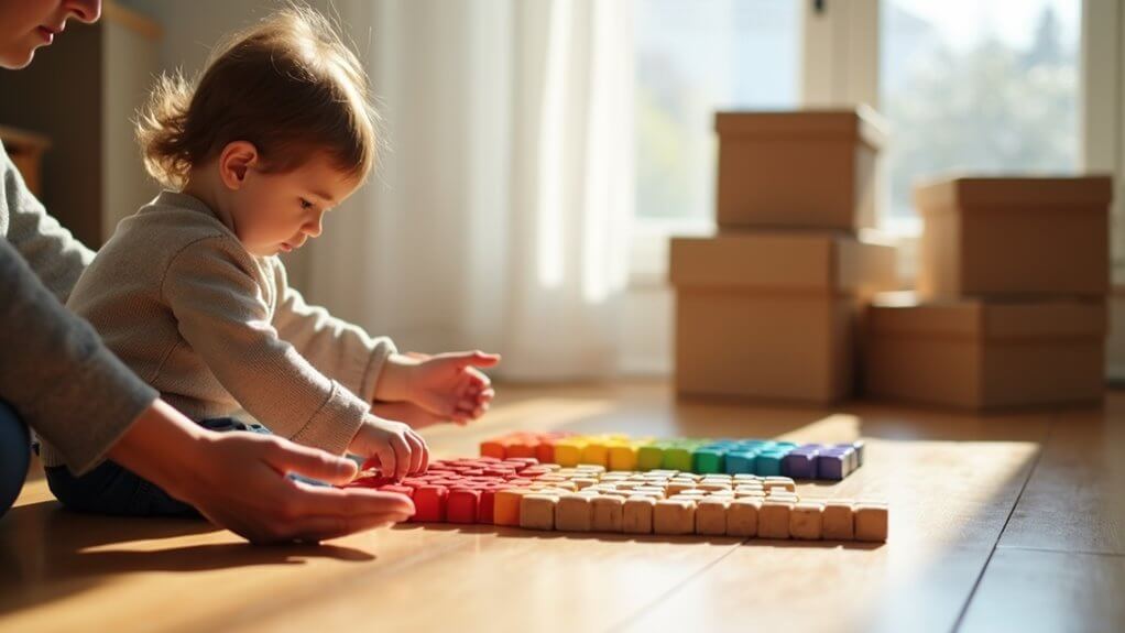 Supporting children through transitions by guiding to play