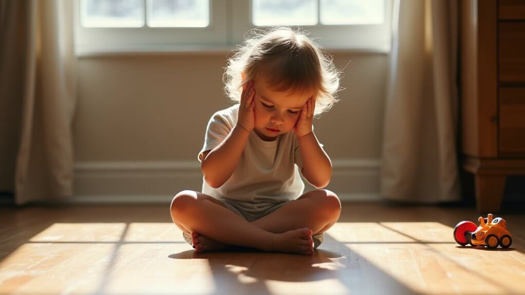 Understanding children behavior like child sitting alone