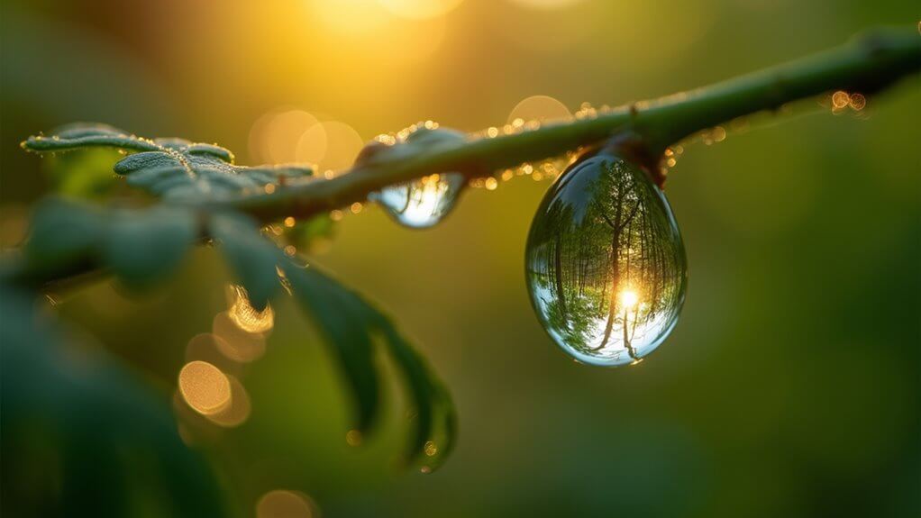 Morning dew symbolizing growth in self awareness therapy