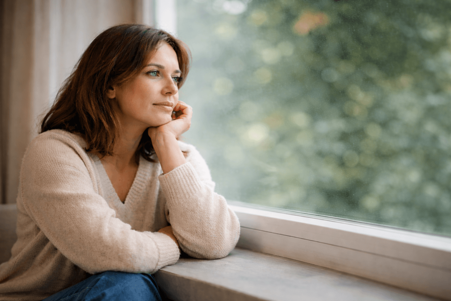 Contemplative moment by the window (1)